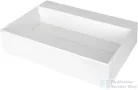 Deante CORREO pultra ültethető gránit mosdó 60x40 cm, lefolyófedéllel, alabástrom CQR_AU6M