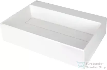 Deante CORREO pultra ültethető gránit mosdó 60x40 cm, lefolyófedéllel, alabástrom CQR_AU6M