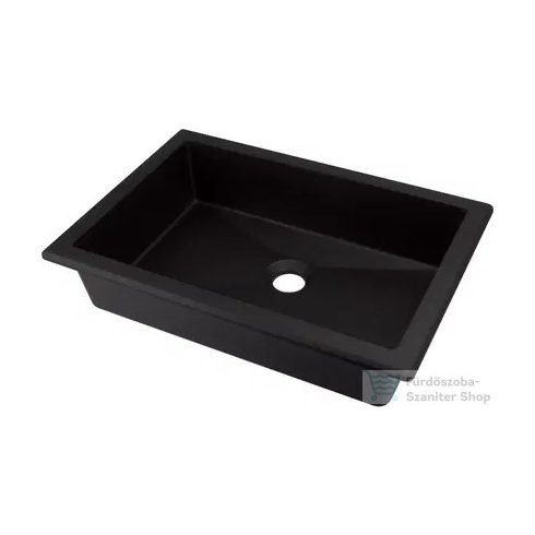 Deante CORREO gránit pult alá építhető mosdó 50x35 cm, fekete CQR_NU5U