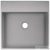 Deante CORREO pultra ültethető gránit mosdó 40x40 cm, metálszürke CQR_SU4S