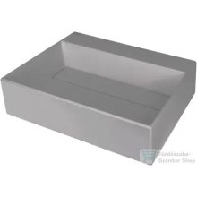   Deante CORREO pultra ültethető gránit mosdó 50x40 cm, lefolyófedéllel, metálszürke CQR_SU5M