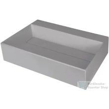   Deante CORREO pultra ültethető gránit mosdó 60x40 cm, lefolyófedéllel, metálszürke CQR_SU6M