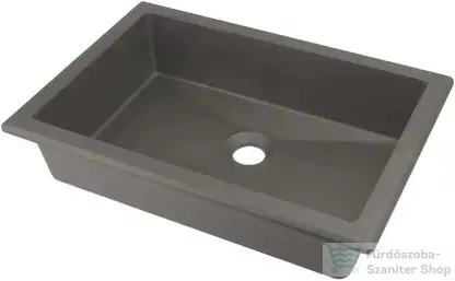 Deante CORREO gránit pult alá építhető mosdó 50x35 cm, antracit metál CQR_TU5U