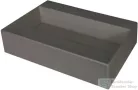 Deante CORREO pultra ültethető gránit mosdó 60x40 cm, lefolyófedéllel, antracit metál CQR_TU6M