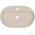 Deante SILIA pultra ültethető gránit mosdó csaptelep szigettel, ovális, bézs CQS_5U6B