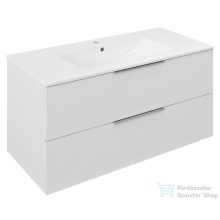   Sapho CIRASA Mosdótartó szekrény, 2 fiókkal, 99,8x52x46cm, fényes fehér (CR100-3030)