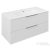 Sapho CIRASA Mosdótartó szekrény, 2 fiókkal, 99,8x52x46cm, fényes fehér (CR100-3030)