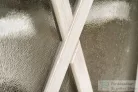 Sapho CROSS üveges állószekrény, 47x170x39cm, jobbos, antikolt fehér CR213