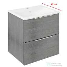   Sapho CIRASA Mosdótartó szekrény, 2 fiókkal, 48x54x39cm, ezüst tölgy (CR492-1111)