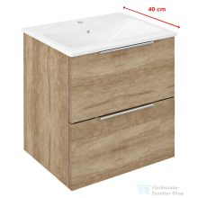   Sapho CIRASA Mosdótartó szekrény, 2 fiókkal, 48x54x39cm, Alabama tölgy (CR492-2222)