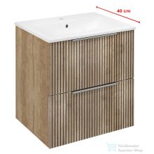   Sapho CIRASA Mosdótartó szekrény, 2 fiókkal, 48x54x39cm, Strip/Alabama tölgy (CR492-2322)