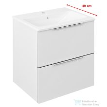   Sapho CIRASA Mosdótartó szekrény, 2 fiókkal, 48x54x39cm, fényes fehér (CR492-3030)