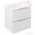 Sapho CIRASA Mosdótartó szekrény, 2 fiókkal, 48x54x39cm, fényes fehér (CR492-3030)