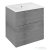 Sapho CIRASA Mosdótartó szekrény, 2 fiókkal, 59,3x64x46cm, ezüst tölgy (CR601-1111)