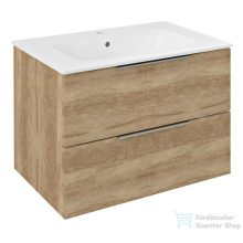   Sapho CIRASA Mosdótartó szekrény, 2 fiókkal, 69,8x52x46cm, Alabama tölgy (CR701-2222)