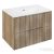 Sapho CIRASA Mosdótartó szekrény, 2 fiókkal, 69,8x52x46cm, Strip/Alabama tölgy (CR701-2322)