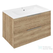   Sapho CIRASA Mosdótartó szekrény, 2 fiókkal, 79,8x52x46cm, Alabama tölgy (CR801-2222)