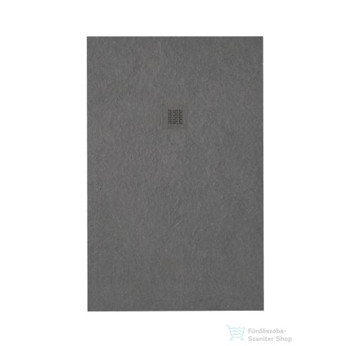 Zenon CREATE SMART SLATE 110x130 cm-es zuhanytálca palakő hatású felülettel, Basalt Anthracite CRSM110130BAAN