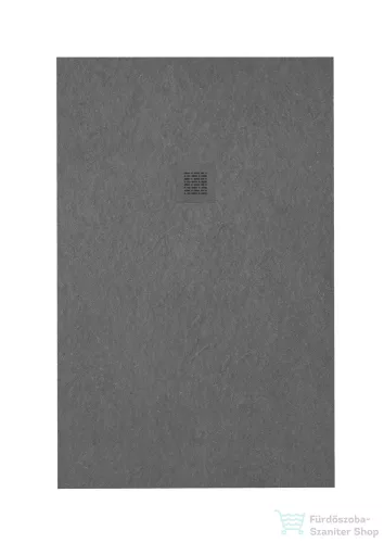 Zenon CREATE SMART SLATE 110x130 cm-es zuhanytálca palakő hatású felülettel, Basalt Anthracite CRSM110130BAAN