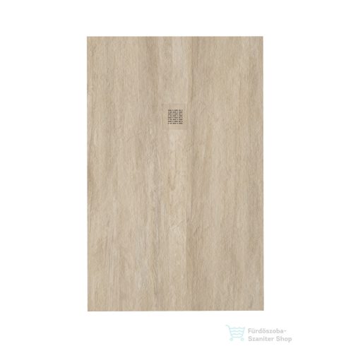 Zenon CREATE SMART SLATE 110x160 cm-es zuhanytálca palakő hatású felülettel, Legno naturale CRSM110160LENA