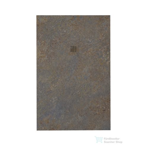 Zenon CREATE SMART SLATE 70x70 cm-es zuhanytálca palakő hatású felülettel, Ardesia Dark CRSM7070ARDA