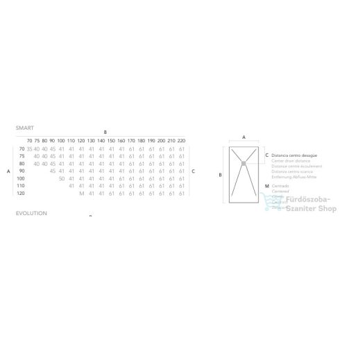 Zenon CREATE SMART SLATE 80x100 cm-es zuhanytálca palakő hatású felülettel, Basalt Cream CRSM80100BACR