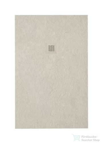 Zenon CREATE SMART SLATE 80x90 cm-es zuhanytálca palakő hatású felülettel, Basalt Cream CRSM8090BACR