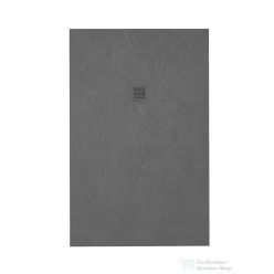   Zenon CREATE SMART SLATE 90x90 cm-es zuhanytálca palakő hatású felülettel, Basalt Anthracite CRSM9090BAAN