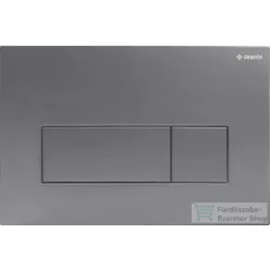   Deante öblítő gomb falsík alatti kerethez, slim, titanium CST_D51P