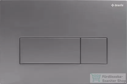 Deante öblítő gomb falsík alatti kerethez, slim, titanium CST_D51P