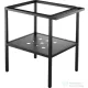 Deante álló fürdőszobai konzol 565x500 mm, fekete CST_X50A