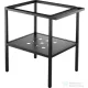 Deante álló fürdőszobai konzol 665x500 mm, fekete CST_X60A