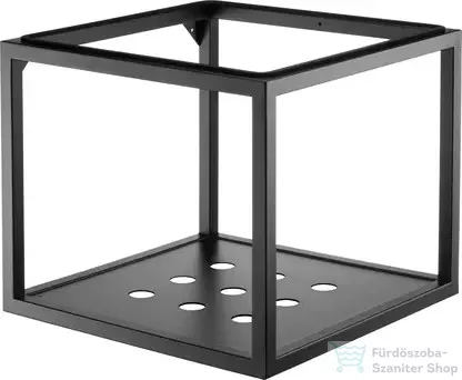 Deante fali fürdőszobai konzol 60x50 cm, fekete CSW_X60A