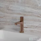 Omnires CONTOUR mosdó csaptelep leeresztő nélkül, szálcsiszolt réz CT8010CPB