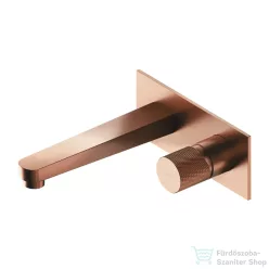   Omnires CONTOUR falsík alatti mosdó csaptelep leeresztő nélkül, szálcsiszolt réz CT8015CPB