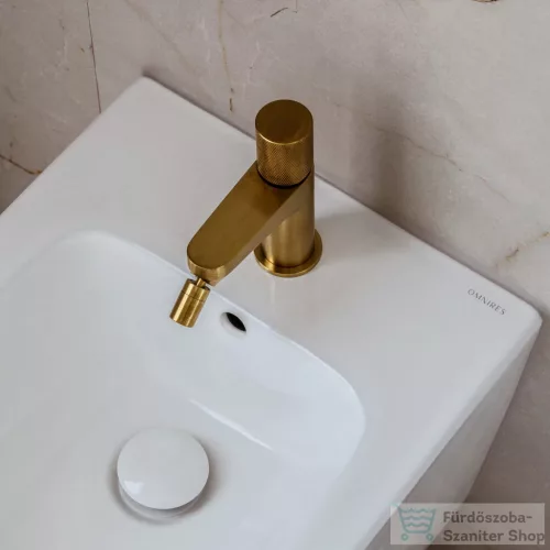 Omnires CONTOUR bidet csaptelep leeresztő nélkül, szálcsiszolt arany CT8020GLB