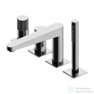 Omnires CONTOUR 4 üléses kádtöltő csaptelep, króm CT8032CR
