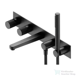  Omnires CONTOUR falsík alatti kádtöltő csaptelep, szálcsiszolt antracit CT8037-1AT