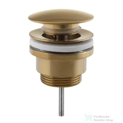   Sapho klik-klak mosdólefolyó, 5/4“, matt arany (CV1002GB)