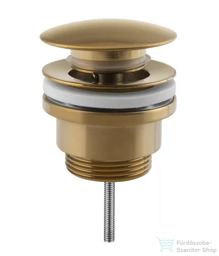 Sapho klik-klak mosdólefolyó, 5/4“, matt arany (CV1002GB)