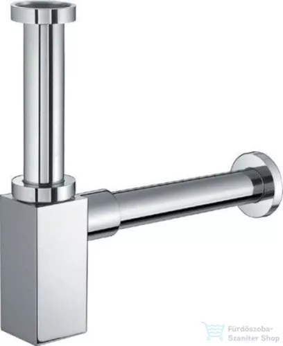 AQUALINE AQUALINE mosdó szifon szorító anyával, 1'1/4-32mm, réz/króm (CV1004)
