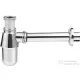 AQUALINE mosdó szifon szorító anyával, 1"1/4-32mm, réz/króm CV1006