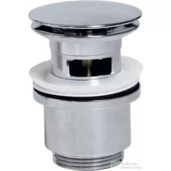   Sapho KLIKLAK Mosdó lefolyó, 11/4 nagy dugóval, króm CV1007