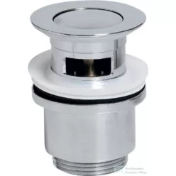   Sapho KLIKLAK Mosdó lefolyó, 11/4 nagy dugóval, króm CV1008