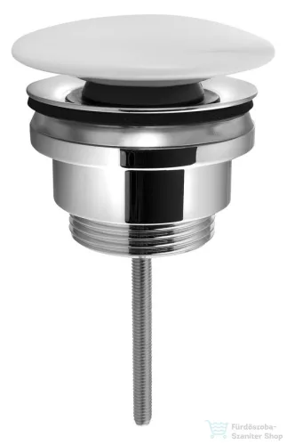 Sapho klik-klak mosdólefolyó, 5/4“, 5-65mm, fehér kerámia fedél (CV1110C)