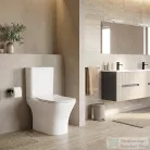 Leziter Nile monoblokkos kompakt WC alsó kifolyással soft close ülőkével CY030-S