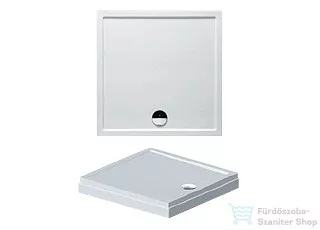 Riho Davos 90x80x14 szögletes zuhanytálca előlappal és lábbal 271