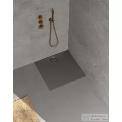 Riho Purite NUVIA 80x80 zuhanytálca, Stone Grey D009001085