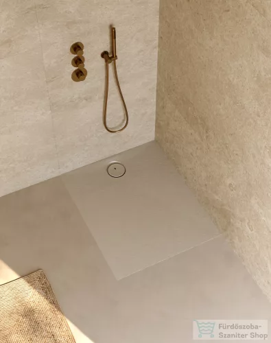 Riho Purite NUVIA 100x80 zuhanytálca, Pebble Grey D009003106