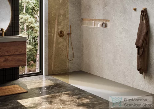 Riho Purite NUVIA 160x80 zuhanytálca, Stone Grey D009007085